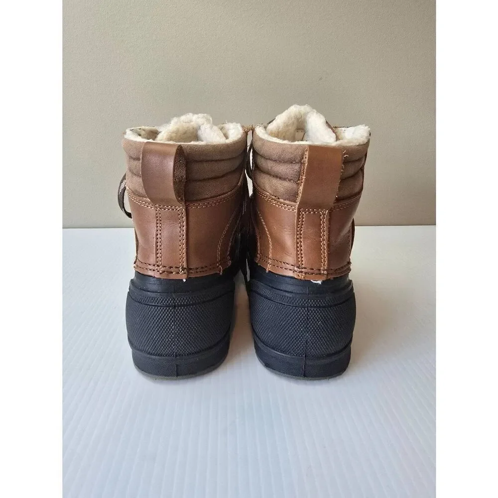Cat & Jack Duck Boots Sz 4 Brown Black